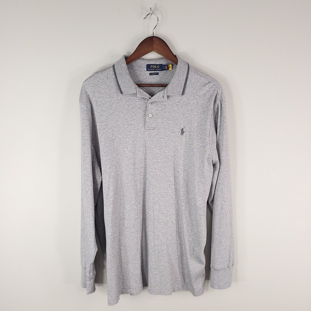 Polo Ralph Lauren Shirt Mens XL Long Sleeve Classic Fit Embroidered Pony